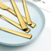 20-Piece Gold Silverware Set, Vesteel Stainless Steel Flatware Set Service for 4, Cutlery Eating Utensil Set Includes Dinner Forks/Spoons/Knives