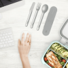 Bentgo® Stainless Travel Utensil Set - Reusable 3-Piece Silverware Set with Carrying Case, High-Grade Premium Steel, BPA-Free Case