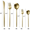 Biutsiun Silverware Sets, 30 Pieces Stainless Steel Flatware Set, Utensils Set Service for 6, Tableware Cutlery Set for Home and Restaurant