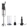 5 Core Handheld Blender 3 IN 1, Electric Hand Held Blenders 500W| Immersion 800ml Beaker & Whisk| 9 Speed Heavy Duty Stick