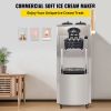 VEVOR 2200W Commercial Soft Ice Cream Machine 3 Flavors 5.3 to 7.4Gallon per Hour PreCooling at Night Auto Clean LCD Panel for Restaurants Snack Bar
