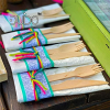Disposable Wooden Cutlery Utensils Set ‚(Pack of 275) 110 Forks 55 Knives 110 Spoons