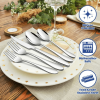 Walchoice 30-Piece Silverware Set, Stainless Steel Flatware Cutlery Set Service for 4, Metal Eating Utensil for Home Restaurant