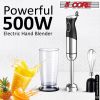 5 Core Handheld Blender 3 IN 1, Electric Hand Held Blenders 500W| Immersion 800ml Beaker & Whisk| 9 Speed Heavy Duty Stick