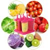 6Pcs Popsicle Molds Reusable Ice Cream DIY Ice Pop Maker Ice Bar Maker Plastic Popsicle Mold For Homemade Iced Snacks